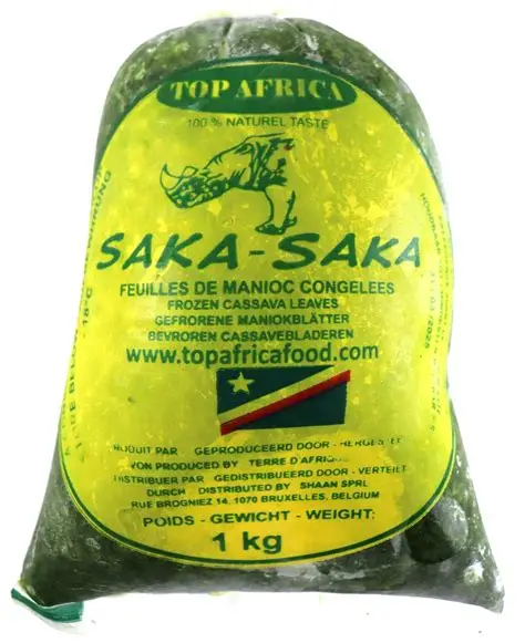 PONDU SAKA SAKA CONGO / Feuilles de manioc 1KG
